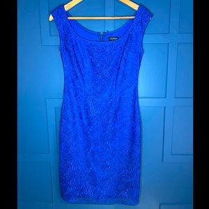 Le Chateau Blue Lace Dress Size XS
